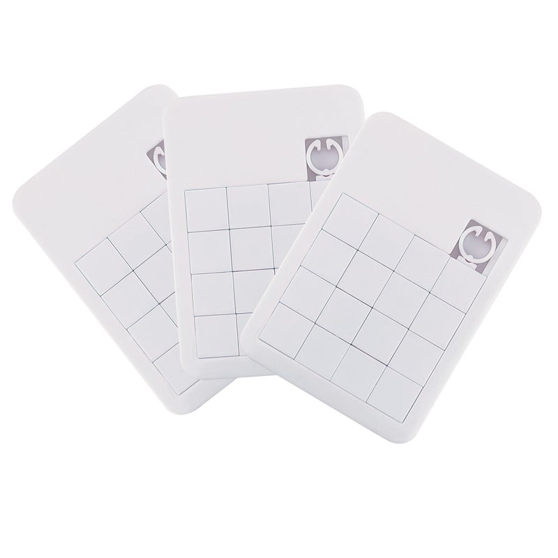 Blank 16 Gongge Huarong Road White Embryo Puzzle Plane Sliding Puzzle Free Printing Pattern Puzzle Toy - Image 5